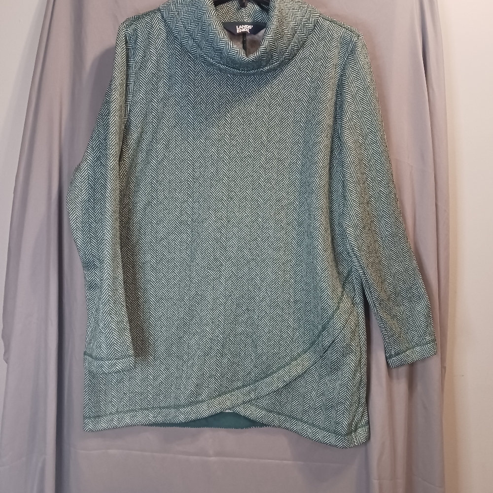 Lands End tunic sweater size L 14/16